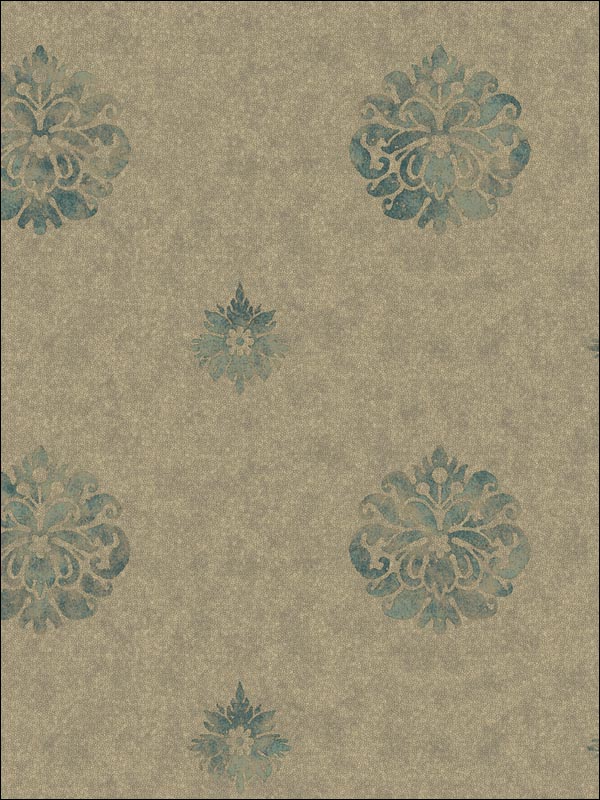 Meadow Medallion | Evans & Brown for Brewster Home Fashions