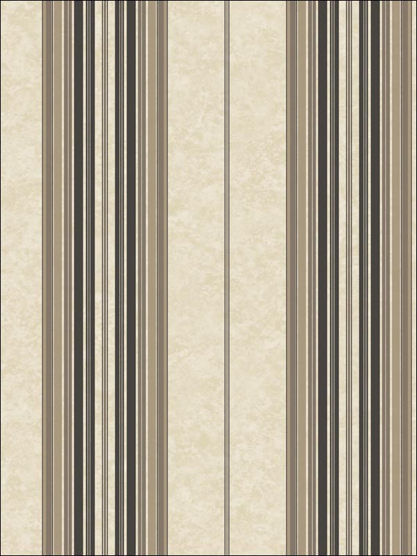 Poppy Baroque Stripe | Evans & Brown for Brewster Home Fashions