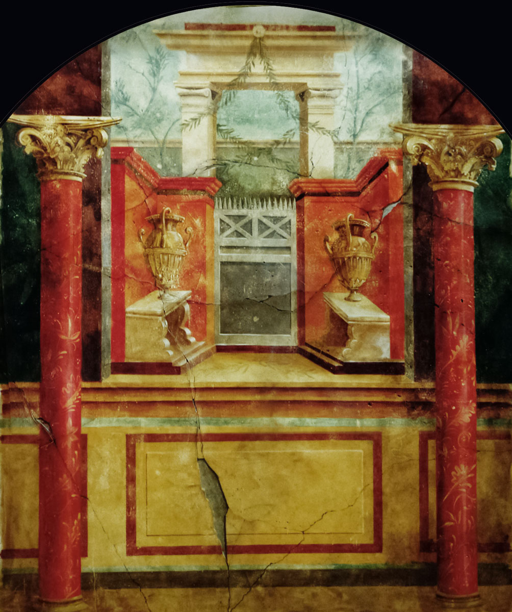 Pompeiian arch | Evans & Brown mural art