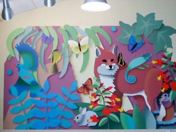 Almaden Library | Evans & Brown mural art