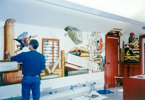 Belvedere-Tiburon Library | Evans & Brown mural art